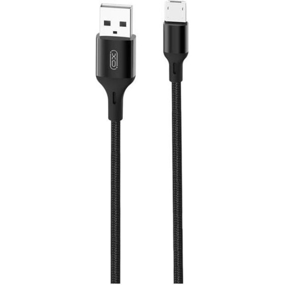 XO cable NB143 USB - microUSB 1,0 m 2,4A black