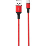 XO cable NB143 USB - USB-C 2,0 m 2,4A red