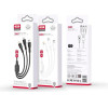 XO cable NB230 3w1 USB - Lightning + USB-C + microUSB 1,0m 2,4A white