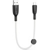 XO cable NB247 USB - microUSB 0,25 m 6A white