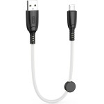 XO cable NB247 USB - microUSB 0,25 m 6A white