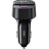 XO transmitter FM BCC17 Bluetooth MP3 car charger 30W black + cable USB-C - USB-C