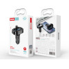 XO transmitter FM BCC02 Bluetooth MP3 car charger 15W black