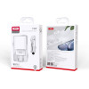 XO wall charger CE02D QC 3.0 18W 1x USB white + microUSB cable