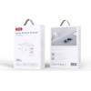 XO wall charger CE08 PD 50W 2x USB-C white