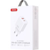 XO wall charger CE12 PD QC 3.0 20W 1x USB 1x USB-C white