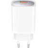 XO wall charger CE19 QC 18W 1x USB white + cable microUSB