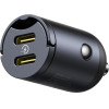 Baseus Mini Tiny Star 2C PD car charger 1x USB-C - USB-C port 30W black