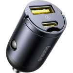 Baseus Mini Tiny Star PD car charger 1x USB-C - USB-A port 30W black