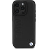BMW case for iPhone 16 Pro 6,3'' BMHCP16LSLLBK Hardcase Leather Hot Stamp black