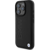 BMW case for iPhone 16 Pro 6,3'' BMHCP16LSLLBK Hardcase Leather Hot Stamp black