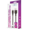 Setty cable USB - Lightning 3,0 m 2A black NEW