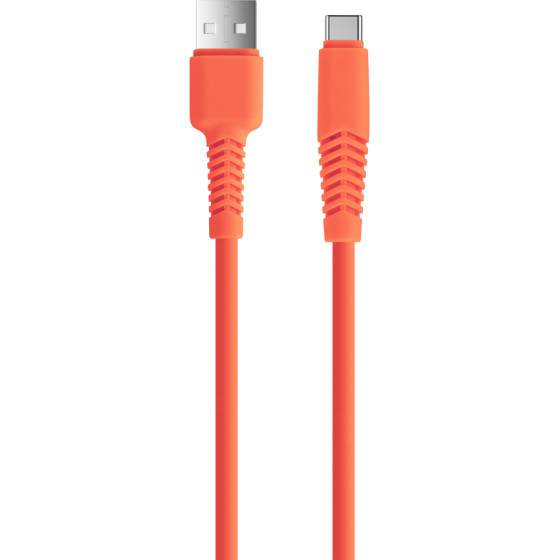 Setty cable USB - USB-C 1,5 m 2,1A KSA-C-1.5210 orange