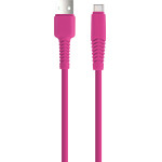 Setty cable USB - USB-C 1,5 m 2A KSA-C-1.526 pink