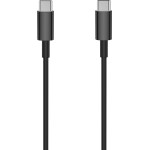 Setty cable USB-C - USB-C 1,0 m 3A black