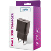 Setty charger 1x USB 1A black
