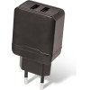 Setty charger 2x USB 2,4A black