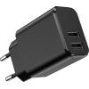 Setty charger 2x USB 3A black