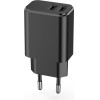 Setty charger 2x USB 3A black