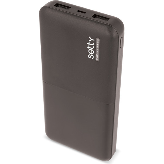 Setty power bank 10000 mAh SPB-10 black