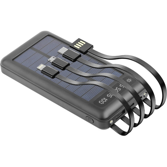 Setty solar power bank SLR-100 10000 mAh black