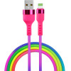 Setty USB - Lightning cable 1,2 m 2,1A KNA-L-1.22.113 rainbow