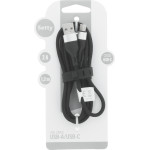 Setty USB - USB-C cable 1,2 m 2A KNA-C-1.221 black