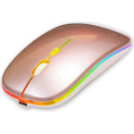 Setty wireless RGB mouse rose gold