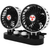 Car double fan 12V 2x5'' with regulation