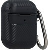 Carbon case for Airpods / Airpods 2 black