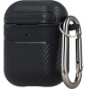 Carbon case for Airpods / Airpods 2 black