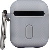 Carbon case for Airpods / Airpods 2 grey