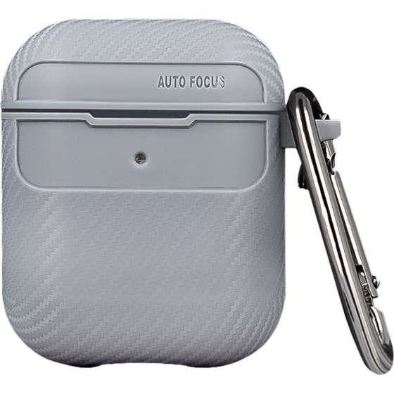 Carbon case for Airpods / Airpods 2 grey