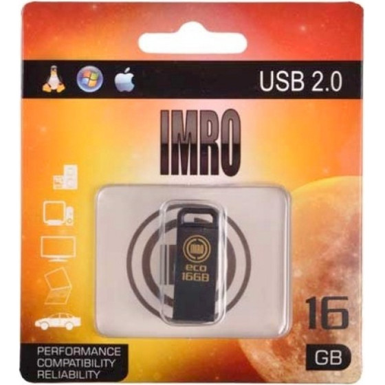 Imro Pendrive 16GB Usb 2.0 Black