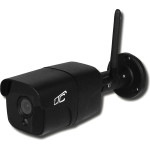 LTC Exterior Ip Camera Bullet Black IP66 Ptz WiFi&Lan 4MPix 85*Led 4*Ir 3,6mm Lens (Ir Cut Filter) DC12V Model Cz Vision