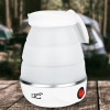 LTC Foldable Silicone Mini Tourist Kettle White 220-240V/50Hz 0,6L