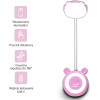LTC Led Teddy Bear Desk Lamp 3W, 3000/4500/6000K, adjustable, 1200mAh, pink,