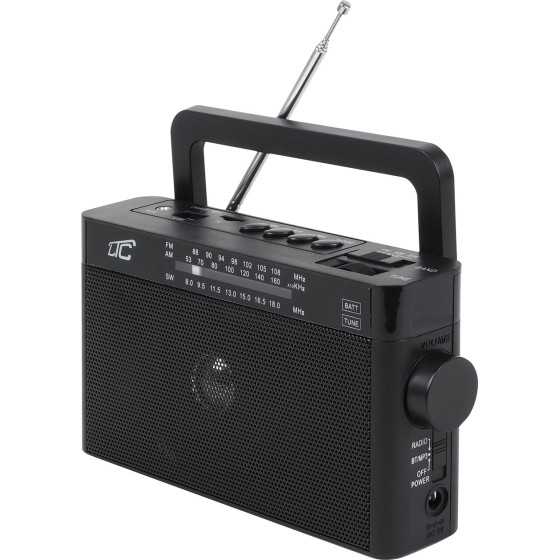 LTC Portable Radio SONA, Bluetooth, USB, TF, black