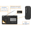 LTC Portable Radio WILGA, black