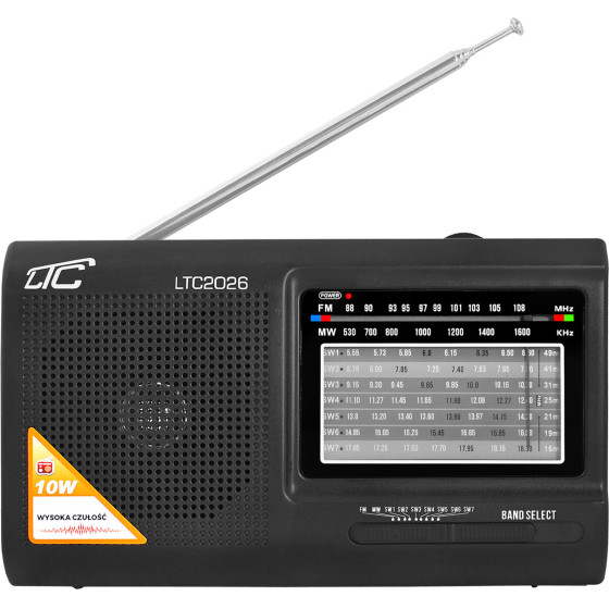 LTC Portable Radio WILGA, black