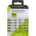 LTC Set Of 30mm Glass fuses: 5A, 10A, 15A, 25A, Pack Of 10 pcs.