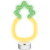 Neolia Neon Led On a Stand Pineapple Yellow Green NNE05