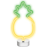 Neolia Neon Led On a Stand Pineapple Yellow Green NNE05