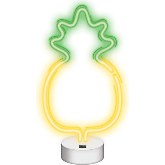 Neolia Neon Led On a Stand Pineapple Yellow Green NNE05