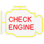 Neolia Neon Plexi Led Check Engine Yellow Red NNE21
