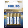 Philips Battery Aa LR6 4pCs Premium Alkaline