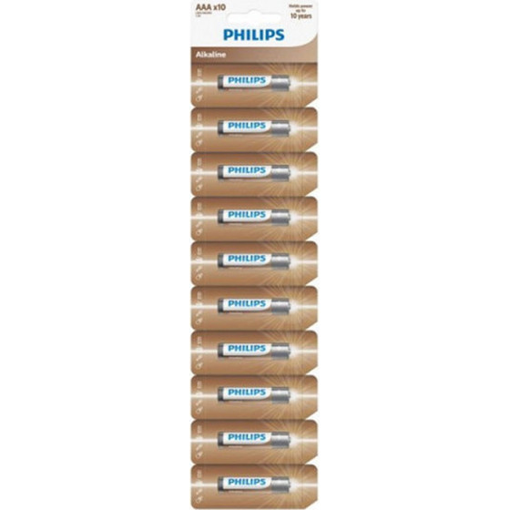 Philips Battery Aaa LR03 10pCs Blister Entry Alkaline