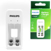 Philips Dual Channel Battery Charger For Nimh Usb + 2xAaa 7000mAh