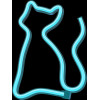 Neolia Neon Led Light Cat Turquoise NNE24