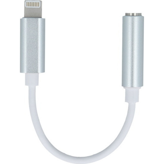 Setty Adapter Lightning - Audio Jack 3,5mm white